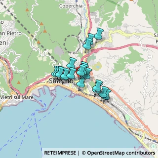Mappa Via Alberto Ali, 84124 Salerno SA, Italia (1.1225)