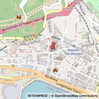 Mappa Via Romualdo II Guarna, 20, 84121 Salerno, Salerno (Campania)
