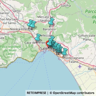 Mappa Via Matteo Incagliati, 84125 Salerno SA, Italia (4.44385)