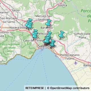 Mappa Via Matteo Incagliati, 84125 Salerno SA, Italia (4.48143)