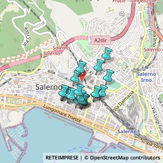 Mappa Via Matteo Incagliati, 84125 Salerno SA, Italia (0.342)