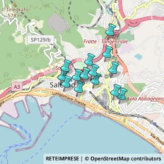 Mappa Via Raffaele Lanzara, 84125 Salerno SA, Italia (0.62667)