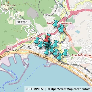 Mappa Via Raffaele Lanzara, 84125 Salerno SA, Italia (0.461)
