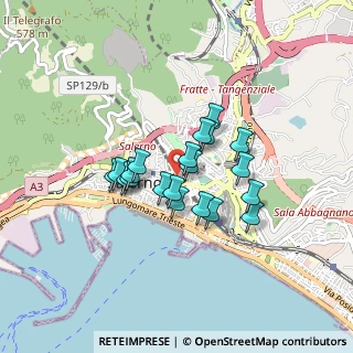 Mappa Via Raffaele Lanzara, 84125 Salerno SA, Italia (0.6545)