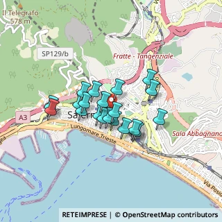 Mappa Via Raffaele Lanzara, 84125 Salerno SA, Italia (0.6585)
