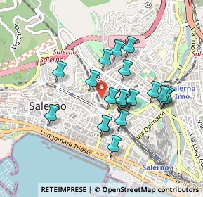 Mappa Via Raffaele Lanzara, 84125 Salerno SA, Italia (0.3985)