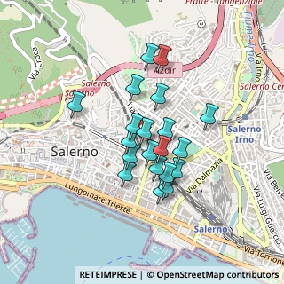 Mappa Via Raffaele Lanzara, 84125 Salerno SA, Italia (0.354)