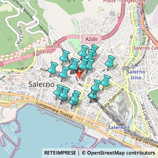 Mappa Via Raffaele Lanzara, 84125 Salerno SA, Italia (0.322)
