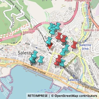 Mappa Via Raffaele Lanzara, 84125 Salerno SA, Italia (0.389)