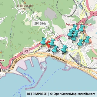 Mappa Via San Massimo, 84125 Salerno SA, Italia (1.00846)
