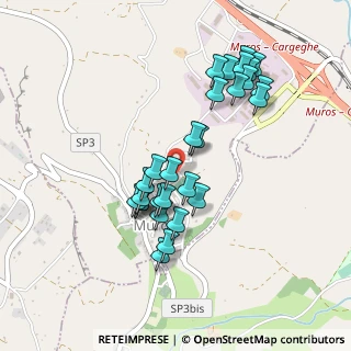 Mappa Via G. Merella, 07030 Muros SS, Italia (0.46786)