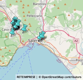 Mappa Via Fratelli del Mastro, 84124 Salerno SA, Italia (5.3125)