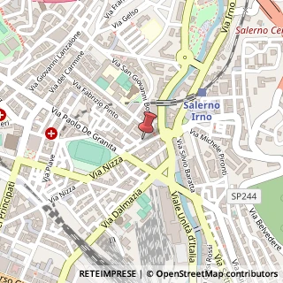 Mappa Via Nizza, 103, 84124 Salerno, Salerno (Campania)