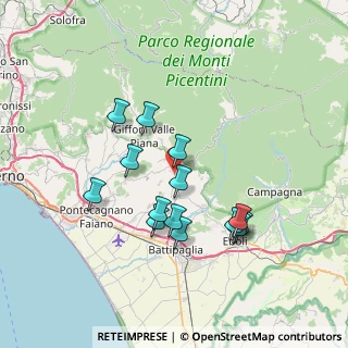Mappa Corso Vittorio Emanuele III, 84096 Montecorvino Rovella SA, Italia (7.07)