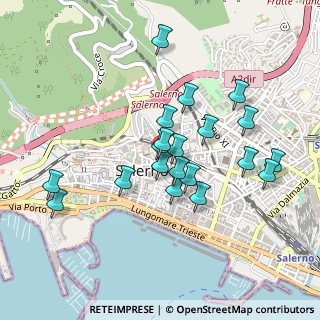 Mappa Piazza Sedile di Portarotese, 84125 Salerno SA, Italia (0.443)