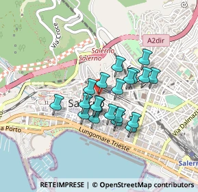 Mappa Piazza Sedile di Portarotese, 84125 Salerno SA, Italia (0.3455)