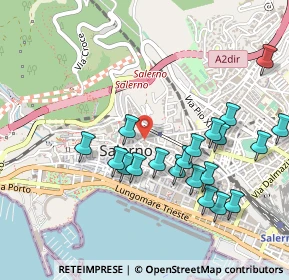 Mappa Piazza Sedile di Portarotese, 84125 Salerno SA, Italia (0.545)