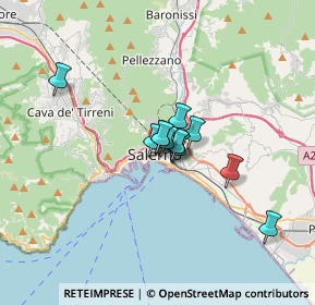 Mappa Piazza Sedile di Portarotese, 84125 Salerno SA, Italia (2.06667)