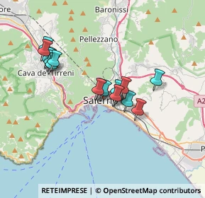 Mappa Piazza Sedile di Portarotese, 84125 Salerno SA, Italia (3.09588)