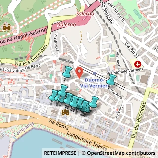 Mappa Piazza Sedile di Portarotese, 84125 Salerno SA, Italia (0.246)