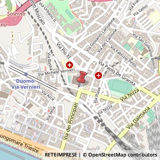 Mappa Piazza San Francesco D'Assisi, 17, 84122 Salerno, Salerno (Campania)