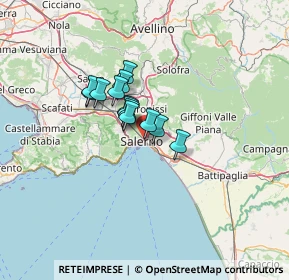 Mappa Via del Carmine, 84122 Salerno SA, Italia (8.54077)