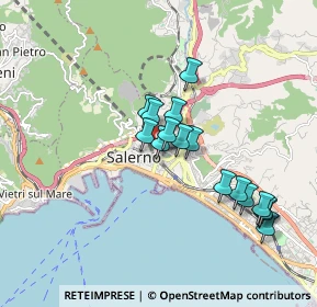 Mappa Via del Carmine, 84122 Salerno SA, Italia (1.66625)