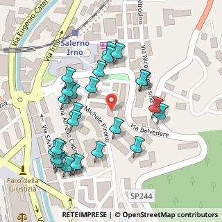 Mappa Via Sergio Pacifico, 84135 Salerno SA, Italia (0.13077)