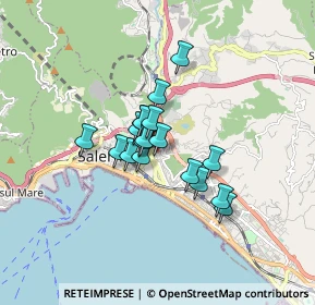 Mappa Via Pacifico Sergio, 84135 Salerno SA, Italia (1.17222)