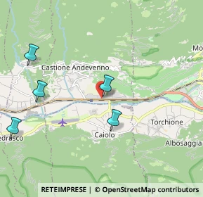 Mappa Strada Zona Commerciale, 23012 Castione Andevenno SO, Italia (3.38583)