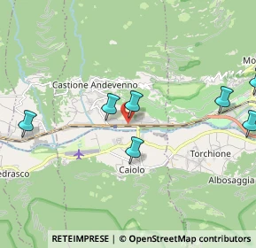 Mappa Strada Zona Commerciale, 23012 Castione Andevenno SO, Italia (2.89455)