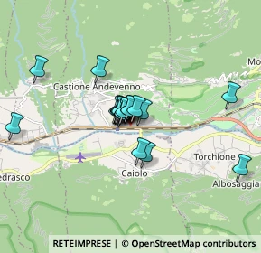 Mappa Strada Zona Commerciale, 23012 Castione Andevenno SO, Italia (1.0735)