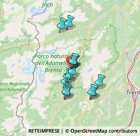 Mappa Via Pignole, 38080 Carisolo TN, Italia (9.94357)