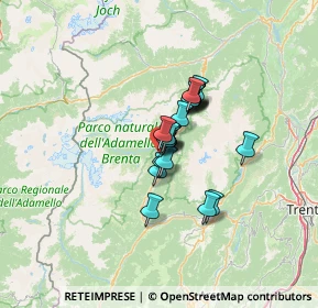 Mappa Via Pignole, 38080 Carisolo TN, Italia (7.7025)