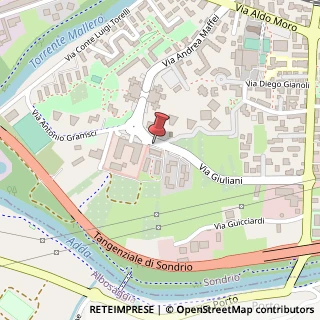 Mappa Via Giuliani, 21, 23100 Forcola, Sondrio (Lombardia)