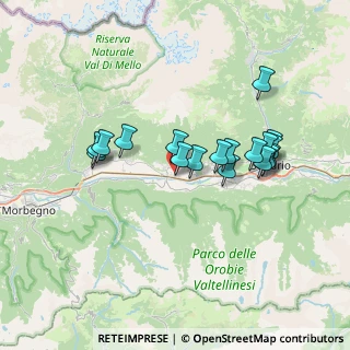 Mappa Via Guglielmo Marconi, 23010 Berbenno di Valtellina SO (6.33778)