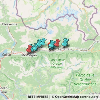 Mappa Via Guglielmo Marconi, 23010 Berbenno di Valtellina SO (7.586)