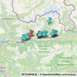 Mappa Via Guglielmo Marconi, 23010 Berbenno di Valtellina SO (8.34)