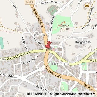 Mappa Via Nazionale, 5, 33019 Tricesimo, Udine (Friuli-Venezia Giulia)