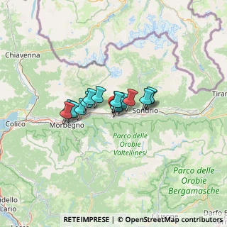 Mappa Via Ranée, 23010 Berbenno di Valtellina SO, Italia (7.55333)