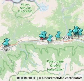 Mappa Via Ranée, 23010 Berbenno di Valtellina SO, Italia (7.91083)