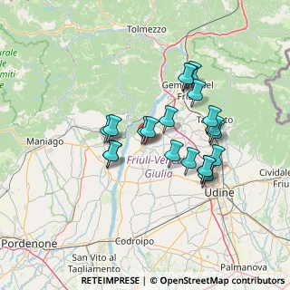 Mappa Piazza Dante Alighieri, 33038 San Daniele del Friuli UD, Italia (11.8155)