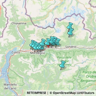 Mappa Via Provinciale, 23010 Forcola SO, Italia (8.54)