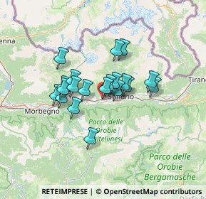 Mappa Via Nazionale Ovest, 23012 Castione Andevenno SO, Italia (9.6615)