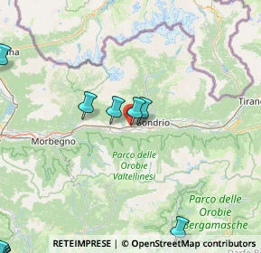 Mappa Via Nazionale Ovest, 23012 Castione Andevenno SO, Italia (34.13625)