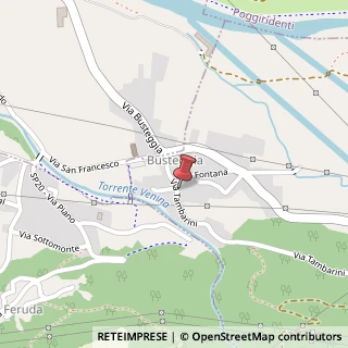 Mappa Via Tambarini, 15, 23020 Piateda, Sondrio (Lombardia)
