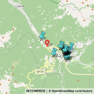 Mappa SP79, 38050 Canal San Bovo TN, Italia (1.67778)