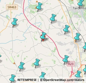 Mappa Via Stellini, 33010 Colloredo di Monte Albano UD, Italia (6.54471)