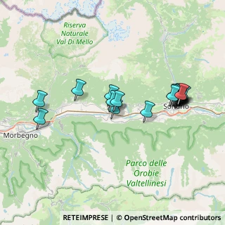Mappa Via Alessandro Volta, 23010 Berbenno di Valtellina SO, Italia (7.497)