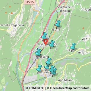Mappa Localita' Nave S. Felice, 38015 Lavis TN, Italia (1.91)